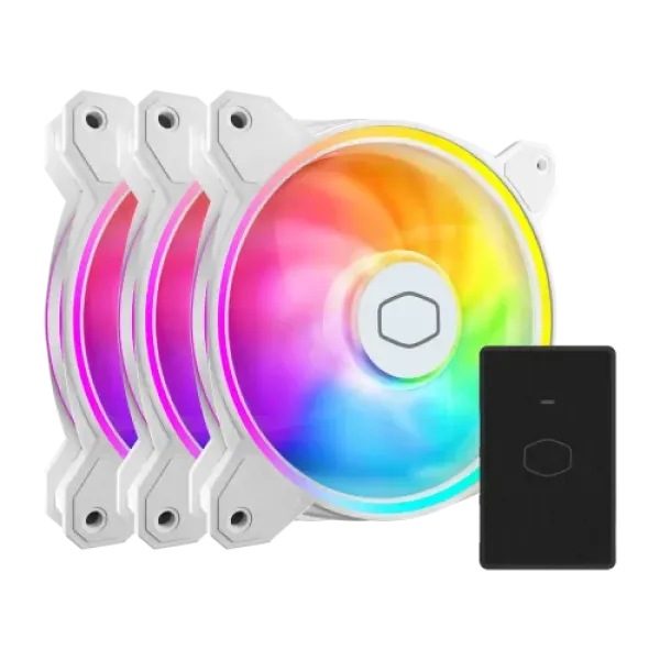 Cooler Master MasterFan MF120 HALO² 3 in 1 Case Fan White